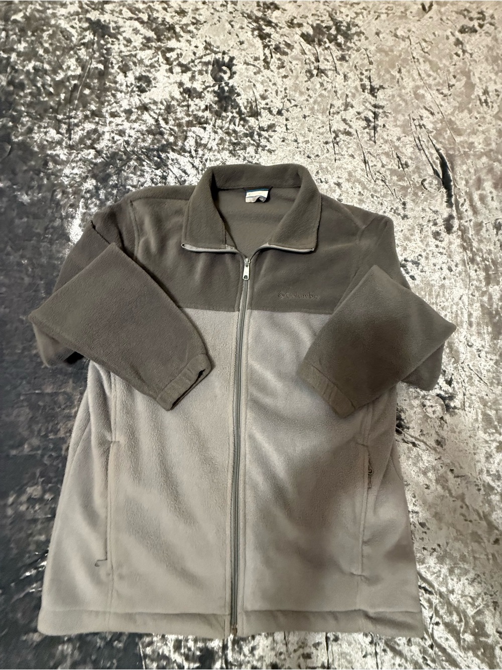 Columbia Men's Two-Tone Gray Full-Zip Jacket